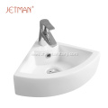 white outdoor bathroom ceramic art counter basin